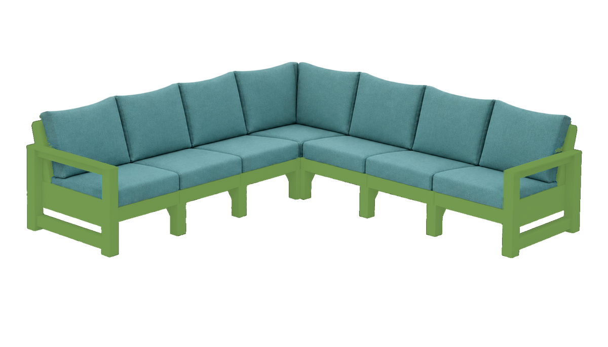 Modern Outdoor 7 Seater Sectional