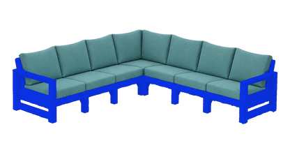 Modern Outdoor 7 Seater Sectional