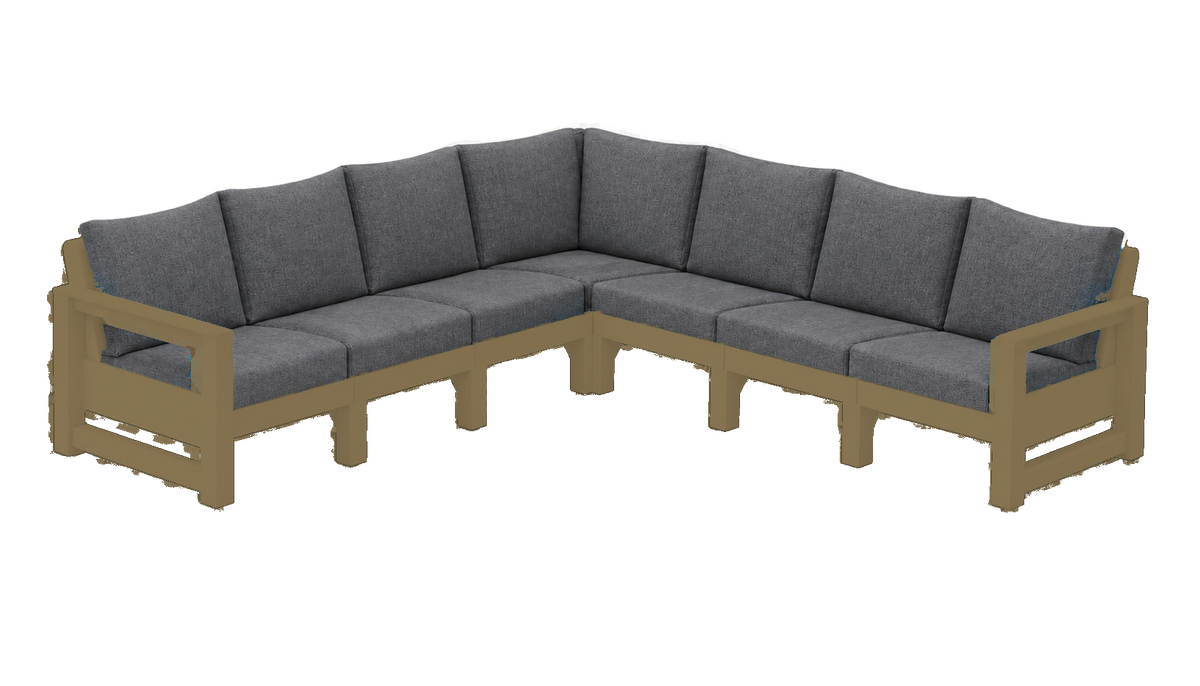 Modern Outdoor 7 Seater Sectional