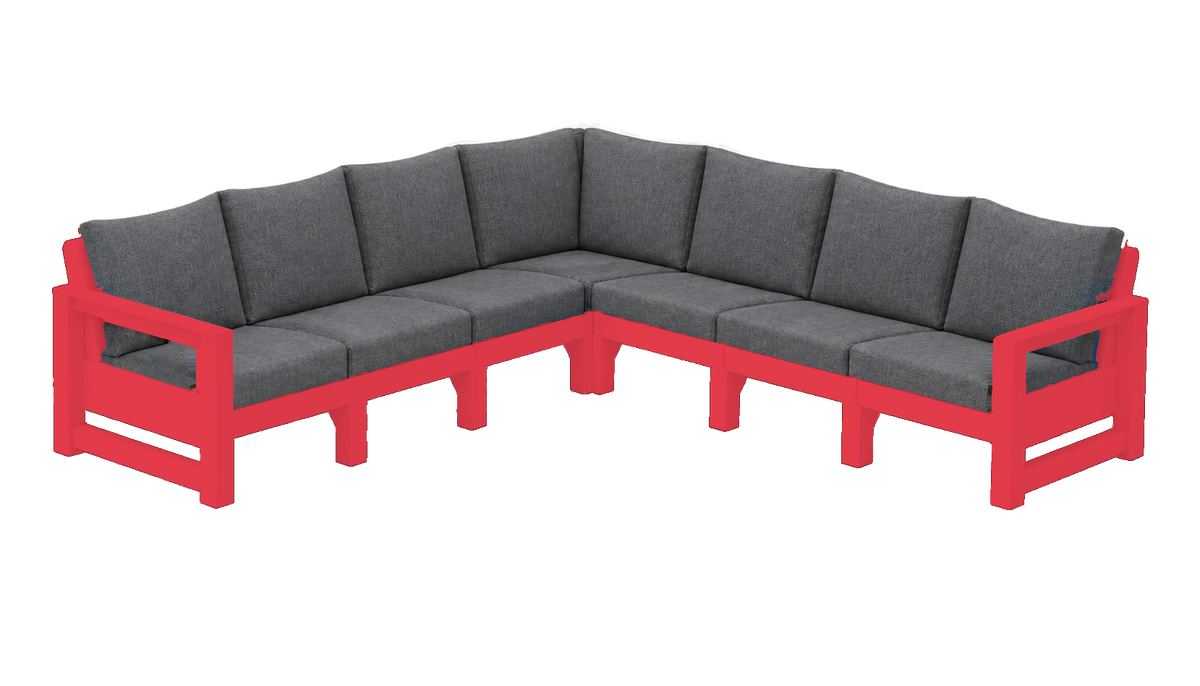 Modern Outdoor 7 Seater Sectional