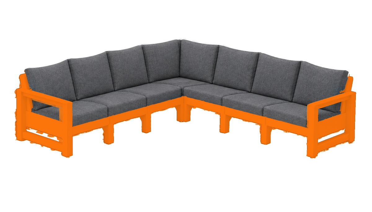 Modern Outdoor 7 Seater Sectional