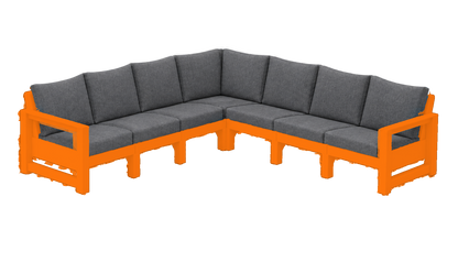 Modern Outdoor 7 Seater Sectional
