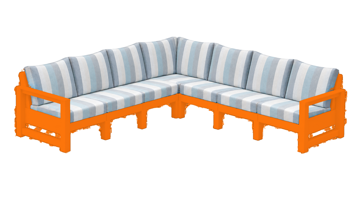 Modern Outdoor 7 Seater Sectional