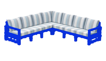 Modern Outdoor 7 Seater Sectional