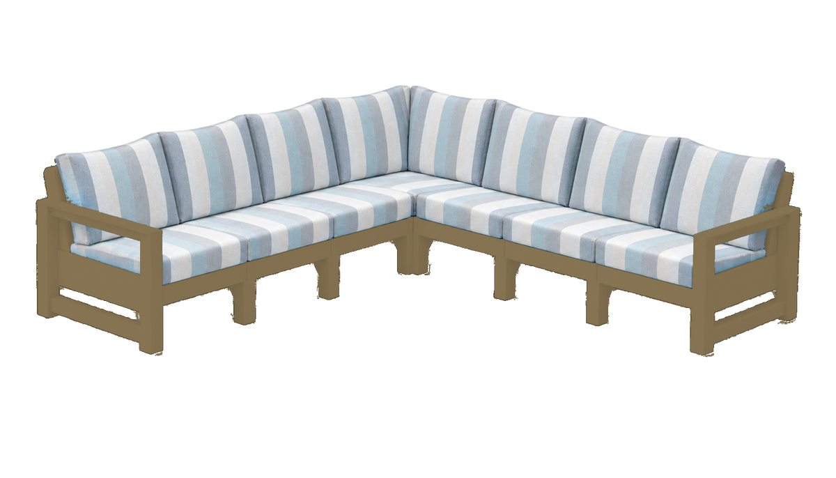 Modern Outdoor 7 Seater Sectional