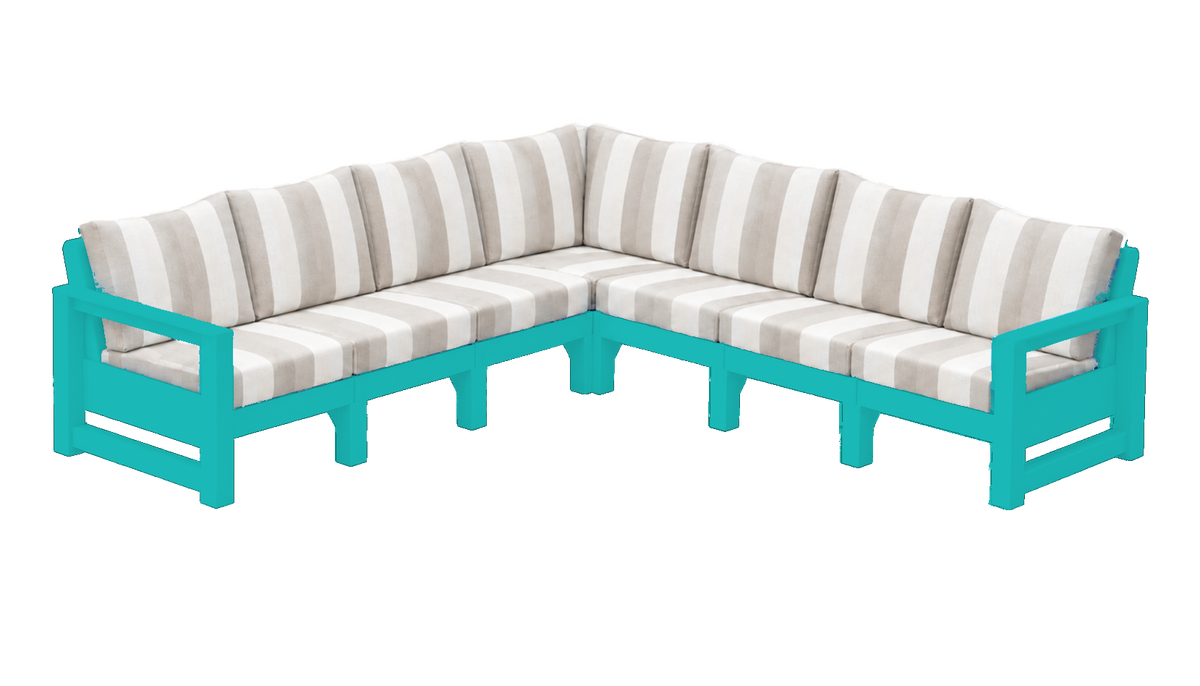 Modern Outdoor 7 Seater Sectional