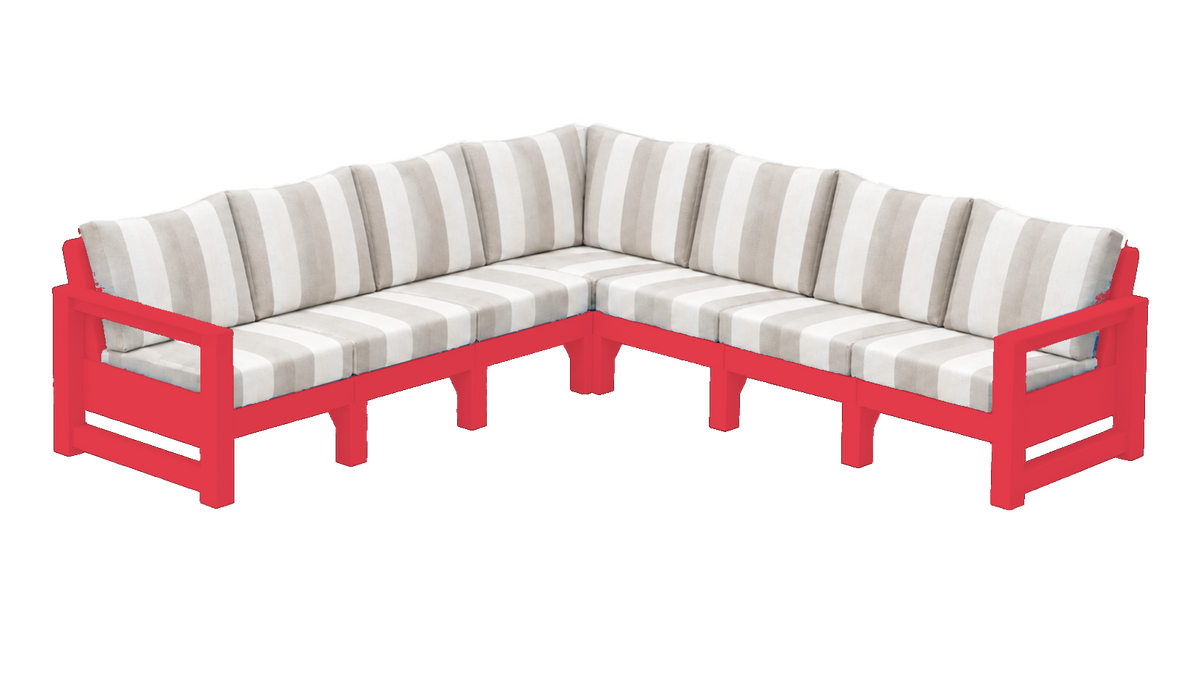 Modern Outdoor 7 Seater Sectional