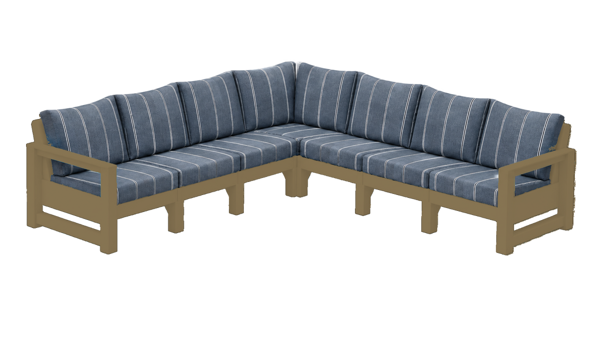 Modern Outdoor 7 Seater Sectional