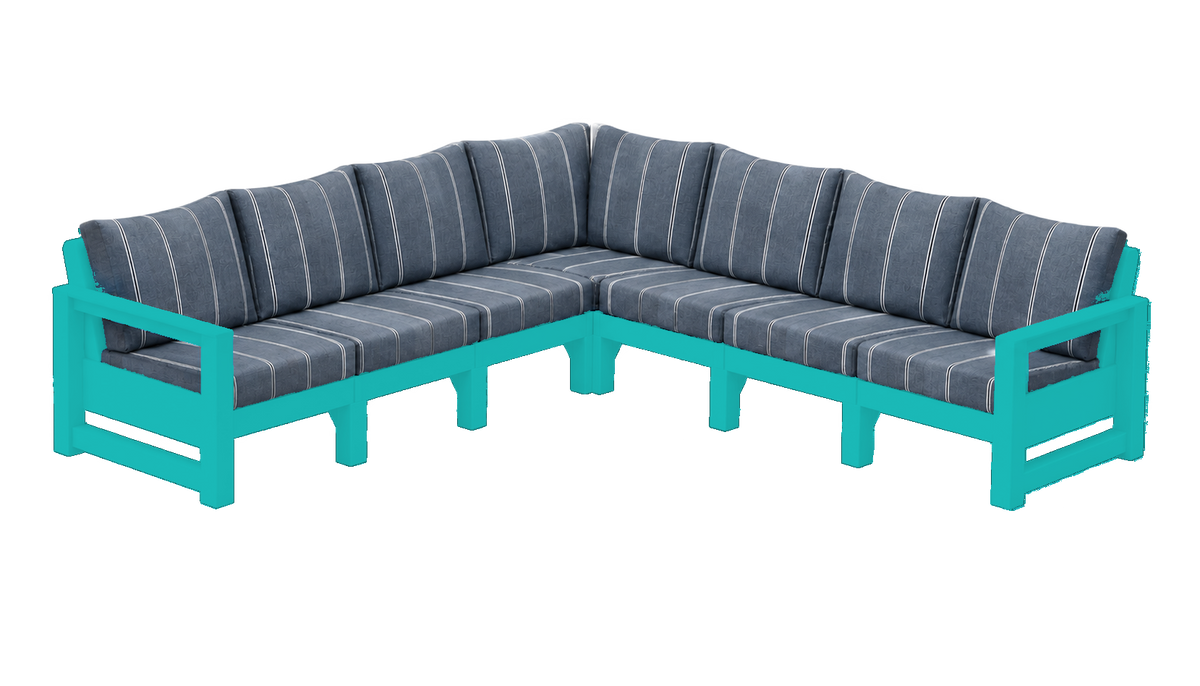 Modern Outdoor 7 Seater Sectional