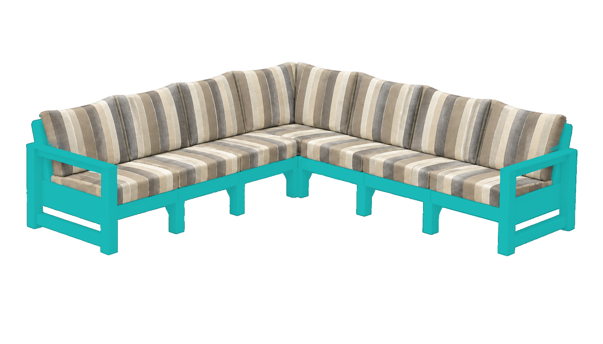 Modern Outdoor 7 Seater Sectional