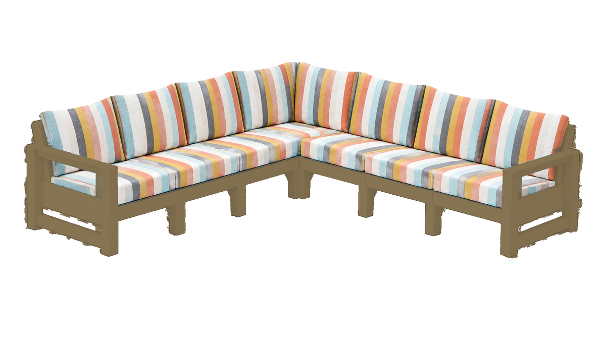 Modern Outdoor 7 Seater Sectional