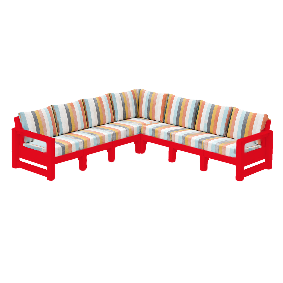 Modern Outdoor 7 Seater Sectional