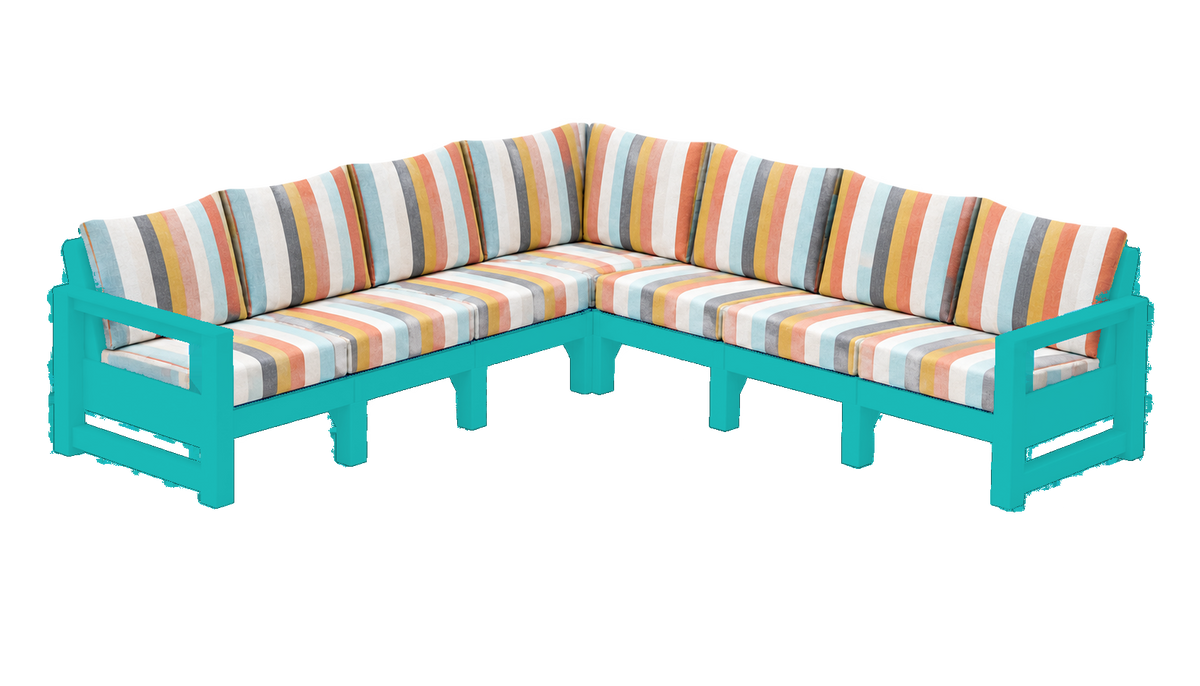 Modern Outdoor 7 Seater Sectional