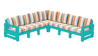Modern Outdoor 7 Seater Sectional