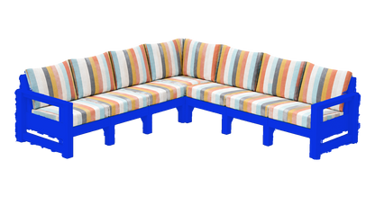 Modern Outdoor 7 Seater Sectional