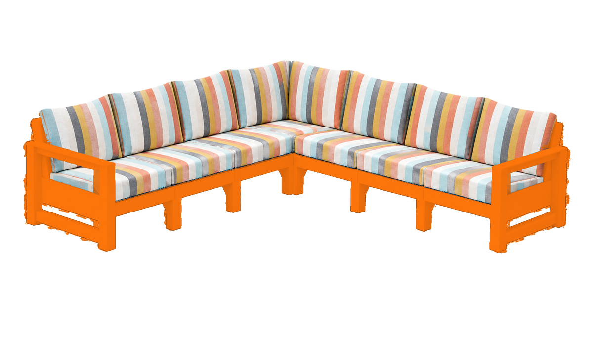 Modern Outdoor 7 Seater Sectional