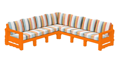 Modern Outdoor 7 Seater Sectional