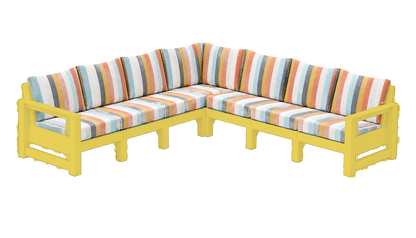 Modern Outdoor 7 Seater Sectional