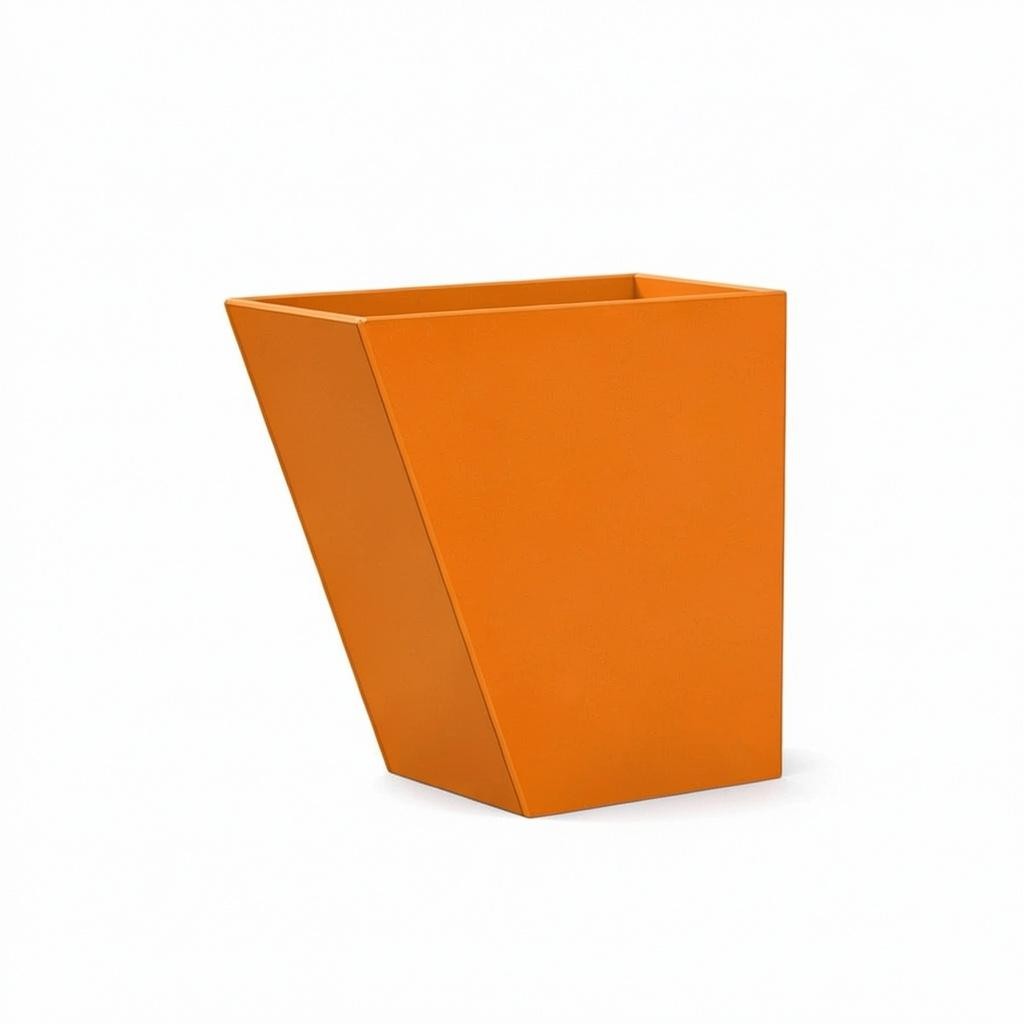 Modern Outdoor Jut Planter Box 24"H